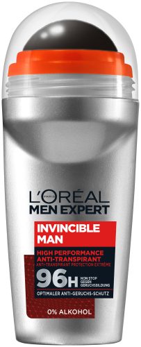 L´OrÉal Men Expert, L´OrÉal Men Expert Roll-On Invincible Man 96H High Performance Körperpflege 50 ml Herren