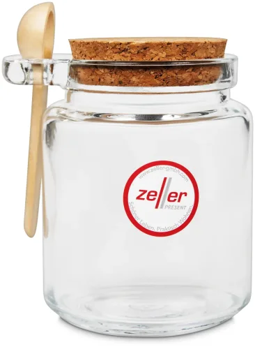 Zeller Vorratsglas mit Löffel 240ml