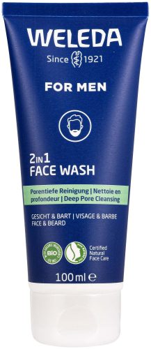 Weleda, Weleda FOR MEN Face Wash 2in1 (100ml)
