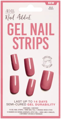 Ardell, Ardell - Gel Nail Strips, Wild Rose, Set
