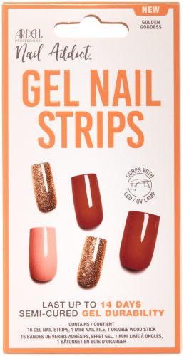 Ardell, Ardell - Gel Nail Strips, Golden Godess, Set