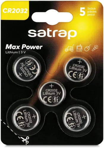 satrap Knopfzellen Cr2032 5 Stück