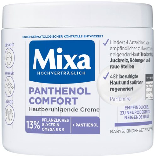 Mixa, Mixa - Hautberuhigende Creme, Panthenol Comfort, 400 ml