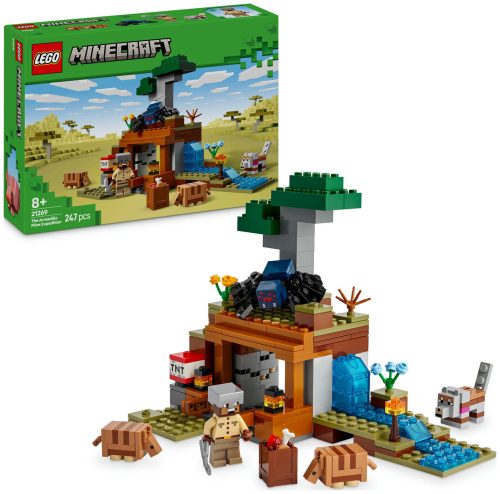 LEGO, 21269 Minecraft Die Expedition zur Gürteltiermine, Konstruktionsspielzeug