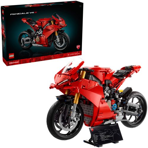 LEGO, 42202 Technic Ducati Panigale V4 S Motorrad, Konstruktionsspielzeug