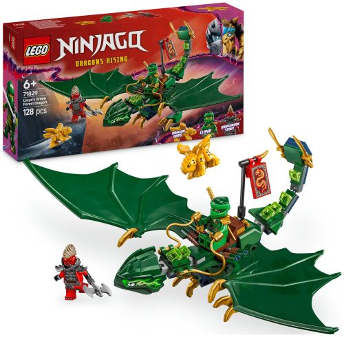 LEGO, 71829 Ninjago Lloyds grüner Walddrache, Konstruktionsspielzeug