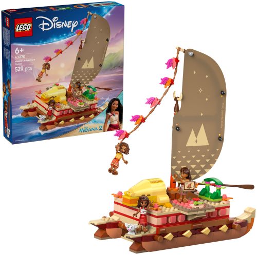 LEGO, 43270 Disney Princess Vaianas Abenteuerfloß, Konstruktionsspielzeug
