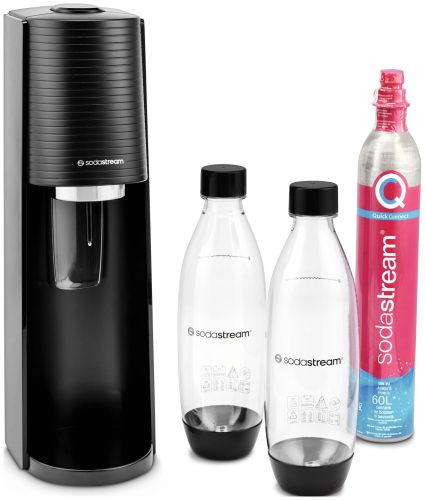 sodastream, SodaStream Wassersprudler "Terra Schwarz, Mega Pack"