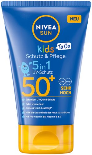 NIVEA SUN - Kids To Go Schutz & Pflege Sonnenlotion LSF 50+, Kids To Go Schutz&Pflege LSF50, 50 ml