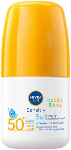 Nivea, NIVEA SUN Babies & Kids Sensitive Protect Roll-on LSF 50+ (50ml)