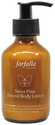 farfalla - SwissPineNaturalBodyLotion, 150  ml