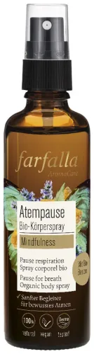 farfalla Mindfulness, Atempause Bio-Körperspray, 75ml