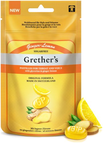 Grether's Ginger Lemon Zuckerfrei 110g