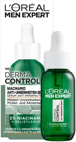 L´OrÉal Men Expert, L´OrÉal Men Expert Derma Control Feuchtigkeitsserum 30 ml
