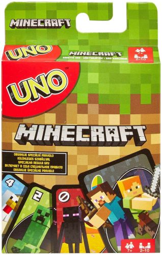 Mattel Games, Mattel Games - P5UNO Minecraft, Multicolor