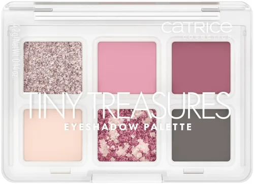 CATRICE - Tiny Treasures Eyeshadow Palette, 4.2 g,  Wild Berry