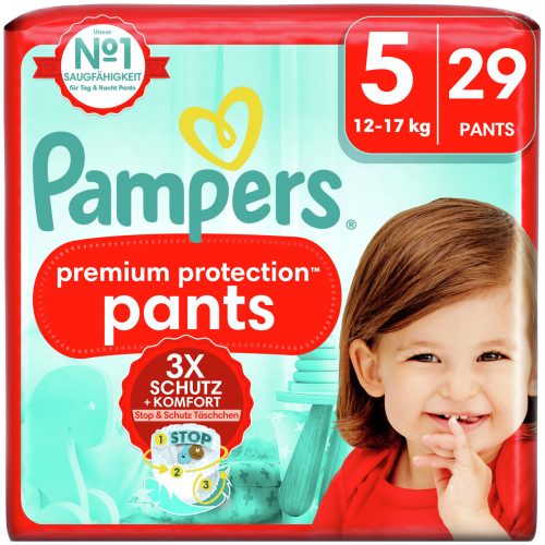 Pampers Premium Protection Pants Junior Grösse 5 11-17 kg 29 Stück