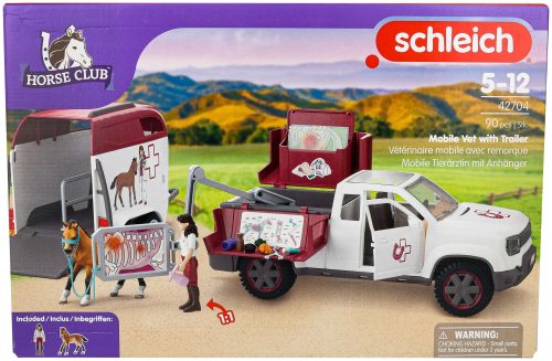 Schleich, Schleich® Spielfigur »Horse Club Mobile Tierärztin mit Anhänger«