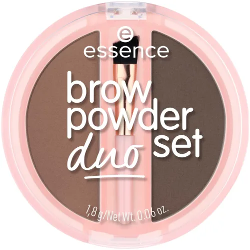 Essence, Essence - Brow Powder Duo Set, 1.8 g,  Medium