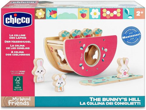 CHICCO, Chicco Steckspielzeug »My Wood Friendy - Der Hasenhügel«