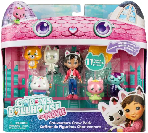 Gabby's Dollhouse - Cat-venture Crew Figurenset, Multicolor