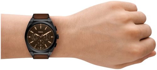 Fossil Herren Everett UHR aus Edelstahl Schwarz