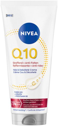 Nivea - Q10 Straffend + Anti-Falten Hals & Dekolleté Creme, 200 ml