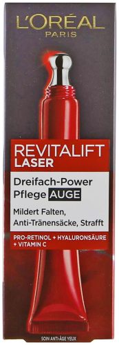 L'Oréal Paris, L?Oréal Paris Revitalift Laser X3 Augenpflege Augencreme 15 ml Damen
