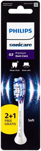 Philips Sonicare Ersatz Aufsteckbürsten Premium Gum Care G3 Hx9053/87 3 Stück