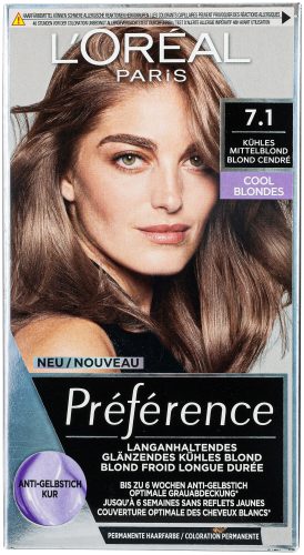 L'Oréal Paris - Cool Blonde Anti-Gelbstich Kur, 1 Stück, . Kühles Mittelblond/Blond cendré
