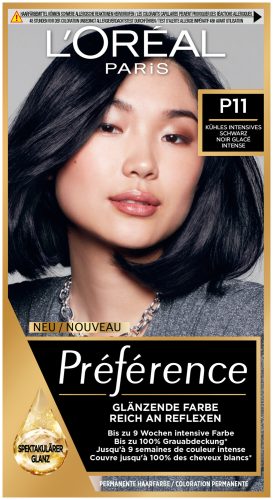 L'Oréal Paris - Permanent Coloration, 1 Stück, P Kühles Intensives Schwarz/Noir glacé intense