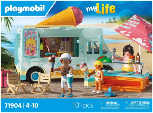 PLAYMOBIL, Playmobil® Spielwelt »Ice Cream Truck mit Surfshop 71904«