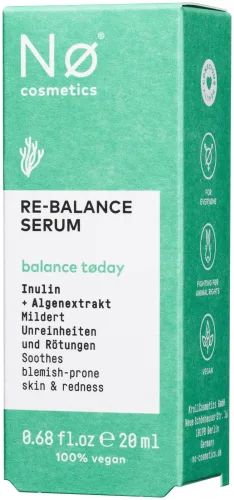 Nø Cosmetics balance tøday Re-Balance Serum 20ml