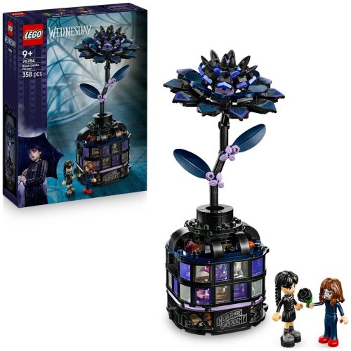 LEGO, LEGO® Spielbausteine »LEGO® Wednesday Schwarze Dahlie 76784«, (358 St.)
