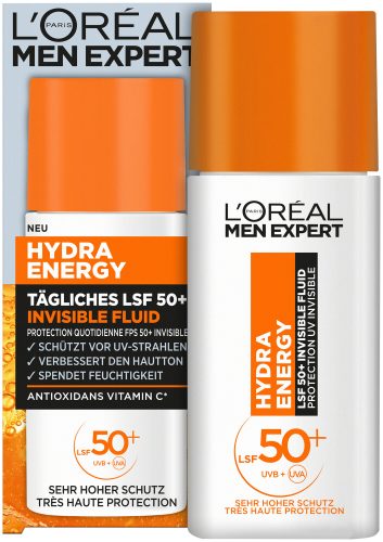 L´OrÉal Men Expert, L´OrÉal Men Expert Hydra Energy LSF 50+ Gesichtscreme 50 ml Herren