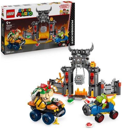 LEGO, LEGO® Spielbausteine »LEGO® Mario Kart Bowsers Festung 72039«, (1068 St.)