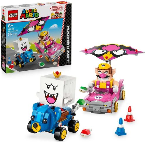 LEGO, LEGO® Spielbausteine »LEGO® Mario Kart Wario und König Buu Huu 72038«, (512 St.)