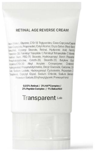 Transparent Lab, Transparent Lab Retinal Age Reverse Cream Nachtcreme 50 ml