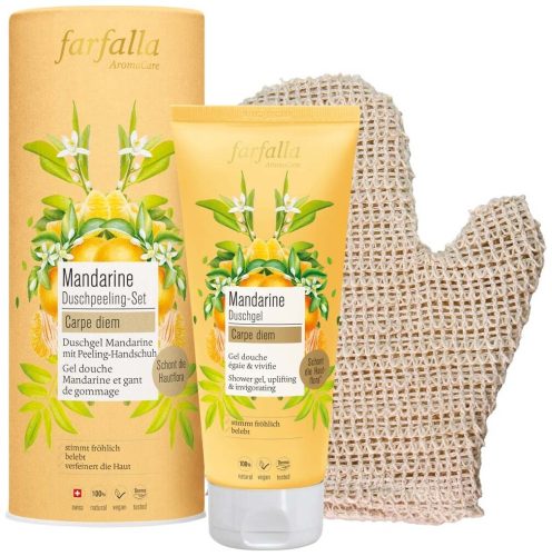 farfalla - Mandarine Duschpeeling-Set, Set