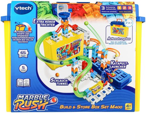 VTech, Marble Rush - Build & Store Box Set M400, Bahn