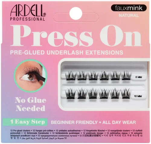Ardell, Ardell - Press On Faux Mink Natural, 12 Stück