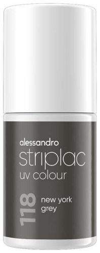 Alessandro, Alessandro - Striplac UV Colour New York Grey, 6.5 ml