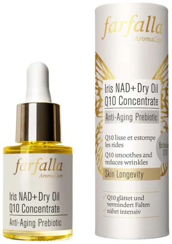 farfalla, Farfalla Iris NAD+ Dry Oil Q10 Concentrate (15ml)
