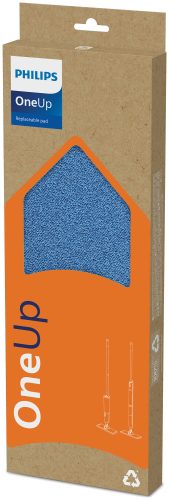 Philips, Philips Mikrofaserpad "OneUp Ersatzpad XV1882/10" (Mikrofaser 12 cmx35 cm 1 Stk. tlg. für empfindliche und nicht saugfähige Hartböden (Holzböden) geeignet
