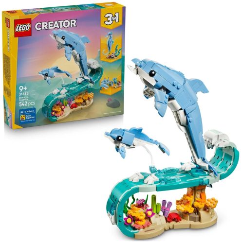 LEGO, LEGO® - 31385 Meerestiere: Wunderschöne Delfine, Multicolor