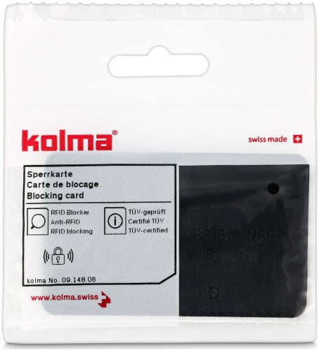 Kolma Sperrkarte Rfid schwarz