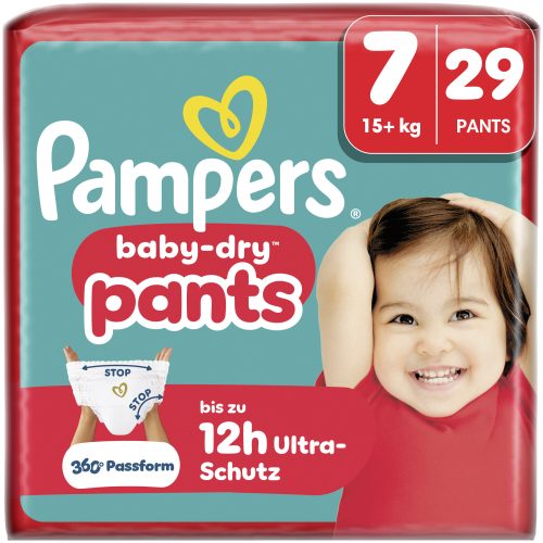 Pampers Baby Dry Pants Windeln Gr.7 Extra Large 15+kg 29 Stück