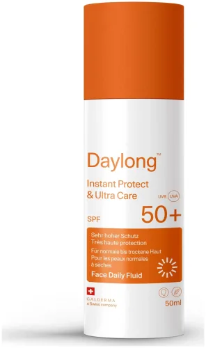 Daylong - Instant Protect & Ultra Care Face Daily Fluid SPF 50+, 50 ml