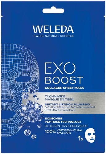 Weleda, Weleda - Exo Boost Tuchmaske Blauer Enzian & Edelweiss, 20 ml