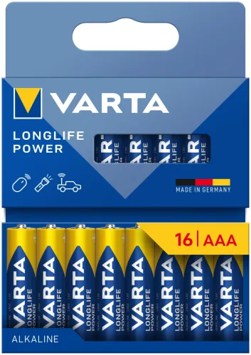 Varta Longlife Power Batterien Aaa/Lr03 16 Stück